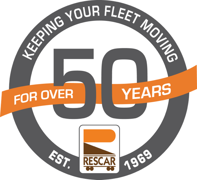 Rescar 50 year anniversary badge